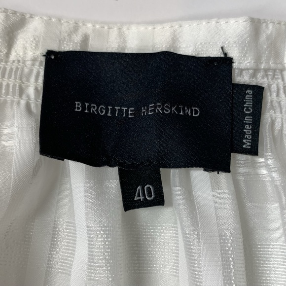 BIRGITTE HERSKIND Karma Organza Long Sleeve Maxi Dress in White - Picture 11 of 13